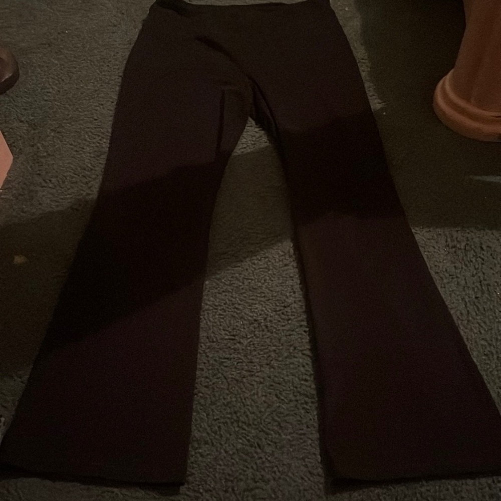 Black Flared Leggings/ Yoga Pants